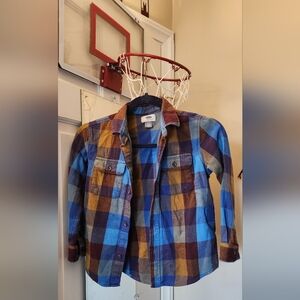 Old Navy Multicolor Plaid Flannel Shirt